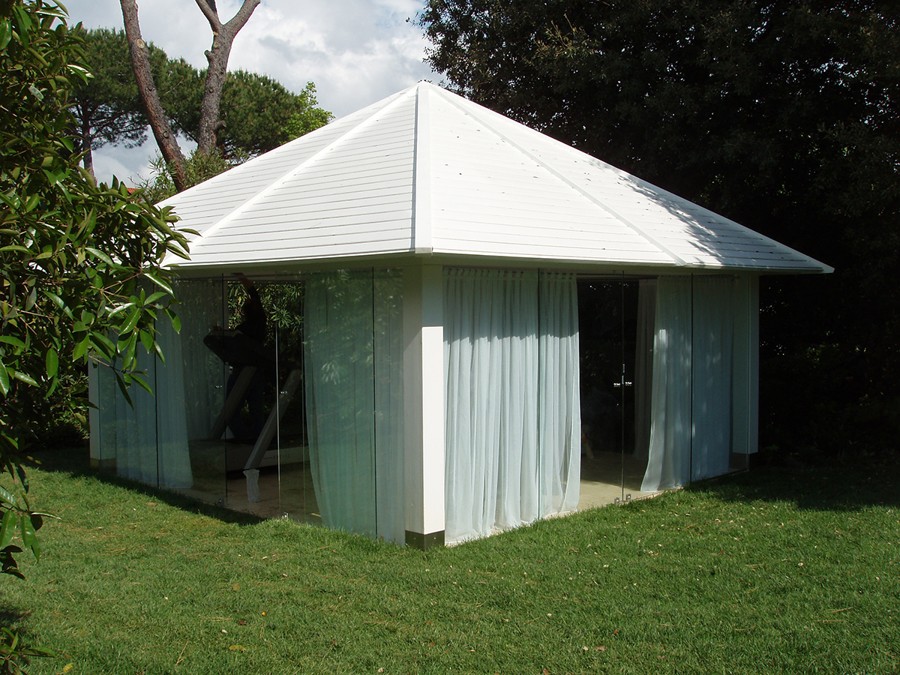 The garden pavilion